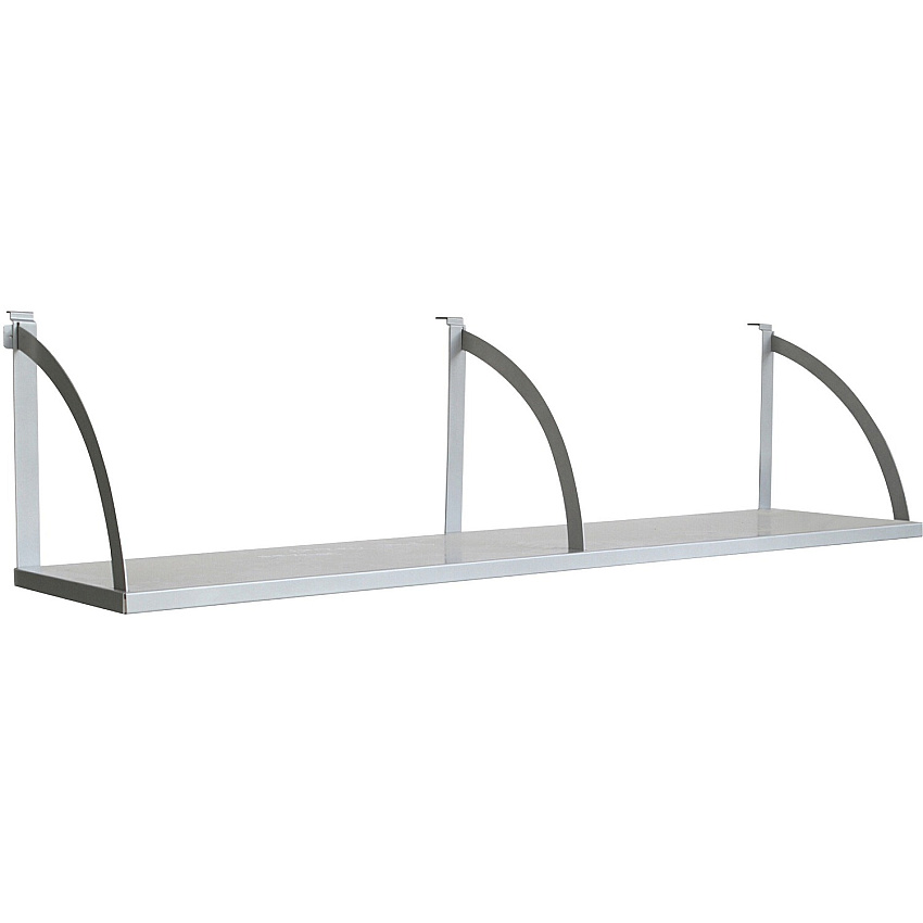 Lorell Panel System Shelf 56.25" Width x 11.75" Depth x 14.25" Height - Metal - Aluminum - 1 Each (LLR90263)