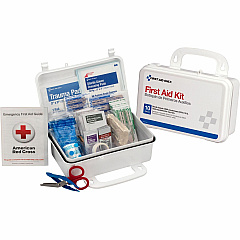 Pac-Kit Safety Equipment 10-person First Aid Kit 10 x Individual(s) - 4.5" Height x 7.5" Width x 2.8" Depth - Plastic Case - 1 Kit (6060) Pac-Kit Safety Equipment 10-person First Aid Kit 10 x Individual(s) - 4.5" Height x 7.5" Width x 2.8" Depth - Plastic Case - 1 Kit (6060)