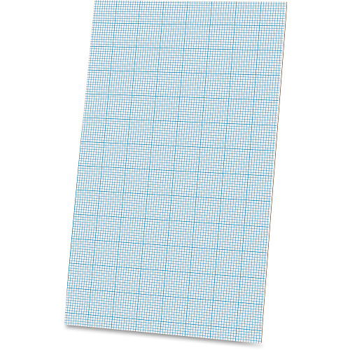 Ampad Graph Pad 40 Sheets - Glue - 20 lb Basis Weight - Legal - 8 1/2" x 14" Sheet Size - White Paper - Chipboard Backing - 1 Pad (22028)