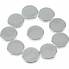MasterVision Planning Board Magnets 1" Diameter - Round - 10 / Pack - Silver (IM130809) MasterVision Planning Board Magnets 1" Diameter - Round - 10 / Pack - Silver (IM130809)