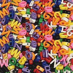Creativity Street Upper Case Letter Beads Art Project, Fun and Learning, Jewelry - 288 Piece(s) - Assorted - 288 / Pack (3253) Creativity Street Upper Case Letter Beads Art Project, Fun and Learning, Jewelry - 288 Piece(s) - Assorted - 288 / Pack (3253)
