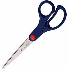 Sparco 7" Kids Straight Scissors 7" Overall Length - Straight - Stainless Steel - Pointed Tip - Blue - 1 Each (39048)