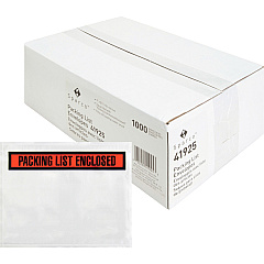 Sparco Pre-labeled Packing Slip Envelope Packing List - 7" Width x 5 1/2" Length - 70 g/m² - Self-adhesive Seal - White - Paper, Low Density Polyethylene (LDPE) - 1000 / Box (41925) Sparco Pre-labeled Packing Slip Envelope Packing List - 7" Width x 5 1/2" Length - 70 g/m² - Self-adhesive Seal - White - Paper, Low Density Polyethylene (LDPE) - 1000 / Box (41925)