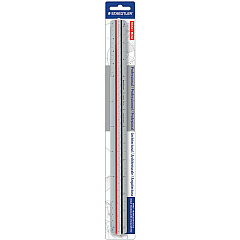 Staedtler Mars Professional Architectural Triangular Scale 12" Length - Aluminum - Silver - 1 Each (987M1831BK) Staedtler Mars Professional Architectural Triangular Scale 12" Length - Aluminum - Silver - 1 Each (987M1831BK)
