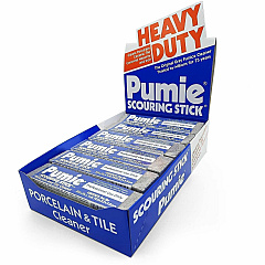 U.S. Pumice US Pumice Co. Heavy Duty Pumie Scouring Stick For Multipurpose - Recommended For: Mineral Deposit Remover, Stain Remover, Scale Remover, Baked-on Food Remover, Grease Remover, Carbon Remover, Grime Remover, Paint Remover, Rust Remover  (JAN12)