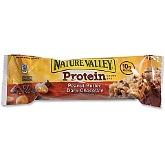 NATURE VALLEY Peanut Butter Protein Bar Peanut Butter, Dark Chocolate - 1.42 oz - 16 / Box (SN31849) NATURE VALLEY Peanut Butter Protein Bar Peanut Butter, Dark Chocolate - 1.42 oz - 16 / Box (SN31849)
