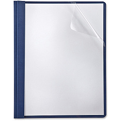Oxford Report Cover 3 x Tang Fastener - Navy - Clear Front, Punched - 5 / Pack (50443) Oxford Report Cover 3 x Tang Fastener - Navy - Clear Front, Punched - 5 / Pack (50443)