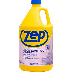Zep Odor Control Concentrate Concentrate - 128 fl oz (4 quart) - Fresh, Lemon Scent - Recommended For: Germs Remover, Odor Remover, Mildew Remover - Deodorize, Disinfectant, Anti-bacterial - Blue Bottle - 1 Each (ZUOCC128)