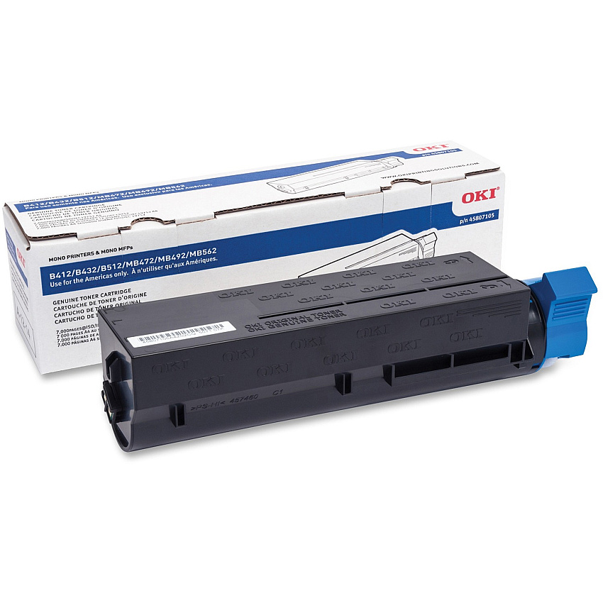 Okidata 45807105 Black Toner Cartridge