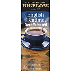 Bigelow Decaf English Teatime Black Tea Bag 28 Teabag - Decaffeinated - 1 Box (10357) Bigelow Decaf English Teatime Black Tea Bag 28 Teabag - Decaffeinated - 1 Box (10357)