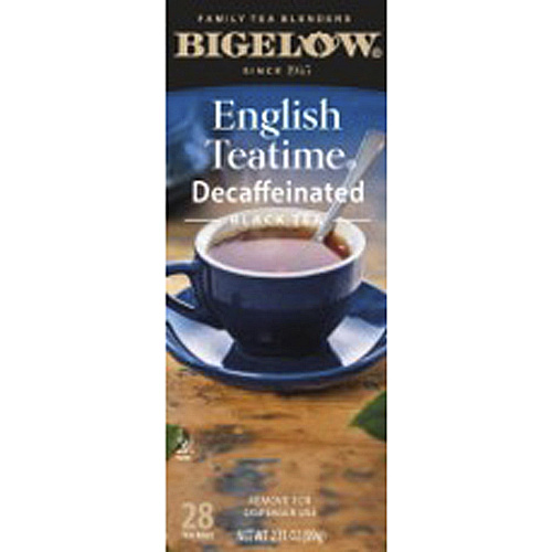 Bigelow Decaf English Teatime Black Tea Bag 28 Teabag - Decaffeinated - 1 Box (10357)