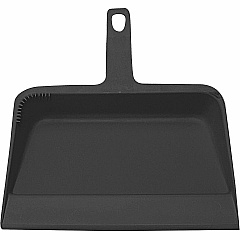 Genuine Joe Heavy-duty Plastic Dust Pan 12" Wide - Plastic - Black - 12 / Carton (GJO02406CT) Genuine Joe Heavy-duty Plastic Dust Pan 12" Wide - Plastic - Black - 12 / Carton (GJO02406CT)