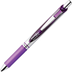 Pentel EnerGel RTX Liquid Gel Pens 0.7 mm Medium Pen Point - Refillable - Retractable - Violet Ink - Gel-based - Silver Barrel - Metal Tip - 12 / Dozen (BL77VDZ) Pentel EnerGel RTX Liquid Gel Pens 0.7 mm Medium Pen Point - Refillable - Retractable - Violet Ink - Gel-based - Silver Barrel - Metal Tip - 12 / Dozen (BL77VDZ)