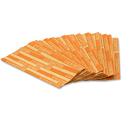 PAP-R Flat Coin Wrappers Total $10 in 40 Coins of 25? Denomination - Heavy Duty - Paper - Kraft - 1000 / Box (30025)