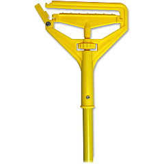 Genuine Joe Speed Change Mop Handle Yellow - Fiberglass - 1 Each (GJO80160) Genuine Joe Speed Change Mop Handle Yellow - Fiberglass - 1 Each (GJO80160)