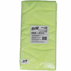 Genuine Joe General-purpose Microfiber Cloth For General Purpose - Cloth - 16" Length x 16" Width - Durable - Yellow - 12 / Bag (GJO85106)