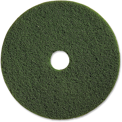 Genuine Joe 20" Scrubbing Floor Pad 20" Diameter x 1" Thickness - Scrubbing, Floor - 350 rpm Maximum Speed Supported - Heavy Duty, Dirt Remover, Long Lasting, Durable - Fiber - Green - 5 / Carton (GJO90320)