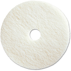 Genuine Joe Polishing Floor Pad 20" Diameter x 1" Thickness - Polishing, Floor - 350 rpm Maximum Speed Supported - Resilient, Flexible, Dirt Remover, Soft, Non-abrasive, Long Lasting - Fiber, Resin - White - 5 / Carton (GJO90520) Genuine Joe Polishing Floor Pad 20" Diameter x 1" Thickness - Polishing, Floor - 350 rpm Maximum Speed Supported - Resilient, Flexible, Dirt Remover, Soft, Non-abrasive, Long Lasting - Fiber, Resin - White - 5 / Carton (GJO90520)