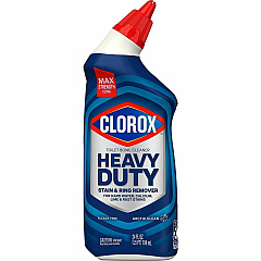 Clorox Toilet Bowl Cleaner Heavy-Duty Stain and Ring Remover For Toilet Bowl - 24 fl oz (0.8 quart) - Arctic Clean Scent - Recommended For: Stain Remover, Rust Remover, Limescale Remover, Bacteria Remover, Dirt Remover, Grime Remover, Odor Remover (00275) Clorox Toilet Bowl Cleaner Heavy-Duty Stain and Ring Remover For Toilet Bowl - 24 fl oz (0.8 quart) - Arctic Clean Scent - Recommended For: Stain Remover, Rust Remover, Limescale Remover, Bacteria Remover, Dirt Remover, Grime Remover, Odor Remover (00275)
