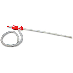 Impact Siphon Drum Pump 4.6" Width - Red, White - 1 Each (2300) Impact Siphon Drum Pump 4.6" Width - Red, White - 1 Each (2300)