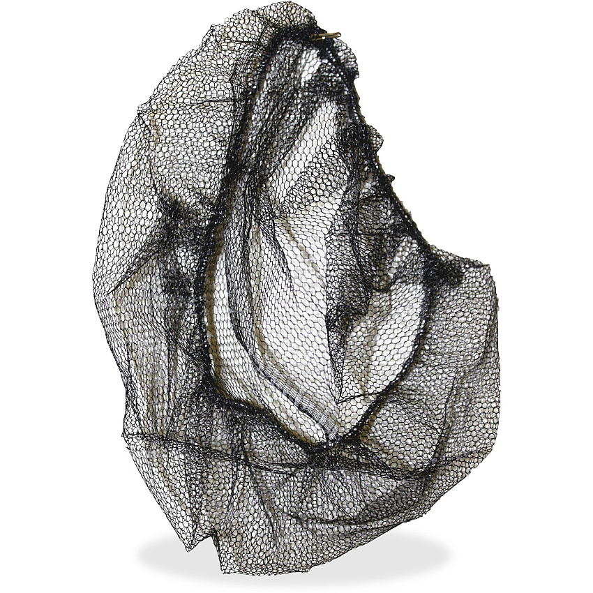 Genuine Joe Black Nylon Hair Net Recommended for: Food Handling, Food Processing - Large - 21" Stretched Diameter - Contaminant Protection - Nylon - Black - Comfortable, Lightweight, Durable, Tear Resistant - 1 Pack (GJO85135)
