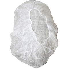 Genuine Joe Nonwoven Bouffant Cap Recommended for: Hospital, Laboratory - Large - 21" Stretched Diameter - Contaminant Protection - Polypropylene - White - Lightweight, Comfortable, Elastic Headband - 1 Pack (GJO85140)