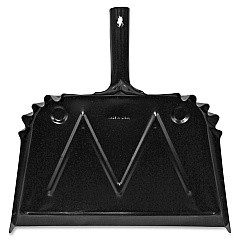 Genuine Joe Heavy-Duty Metal Dustpan 16" Wide - Steel - Black - 1 Each (GJO85151) Genuine Joe Heavy-Duty Metal Dustpan 16" Wide - Steel - Black - 1 Each (GJO85151)