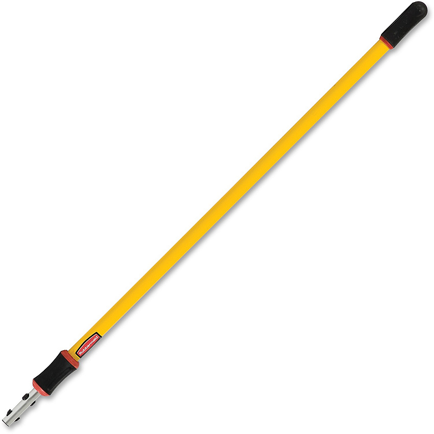 Rubbermaid Commercial 4'-8' Quick Connect Extension Pole 96" Length x 1.40" Diameter - Yellow - Aluminum - 1 Each (Q76500YL00)
