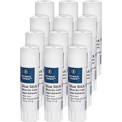 Business Source Glue Stick 0.74 oz - White - 12 / Pack (BSN15787PK) Business Source Glue Stick 0.74 oz - White - 12 / Pack (BSN15787PK)