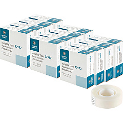 Business Source Invisible Tape Dispenser Refill Roll 36 yd Length x 0.75" Width - 1" Core - Clear - For Mending, Splicing, Holding - 12 / Box (BSN32952BX) Business Source Invisible Tape Dispenser Refill Roll 36 yd Length x 0.75" Width - 1" Core - Clear - For Mending, Splicing, Holding - 12 / Box (BSN32952BX)