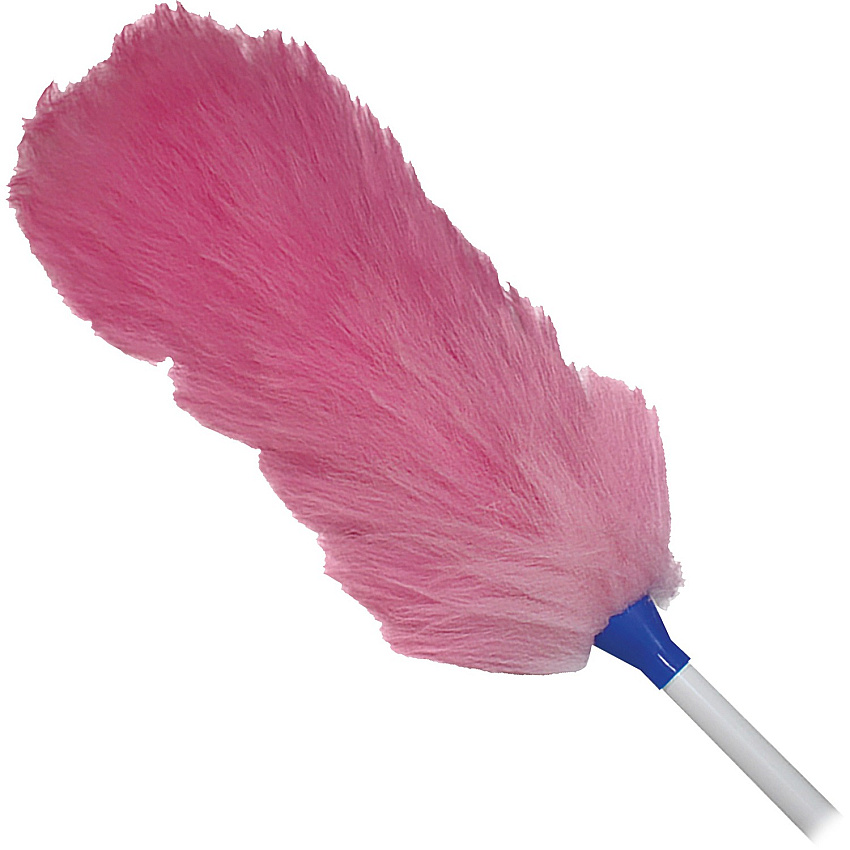 Impact Lambswool Duster 28" Overall Length - White Handle - Multi, White - 1 Each (3103)