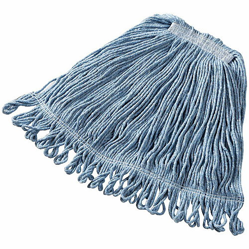 Rubbermaid Commercial Super Stitch Medium Blend Mop Cotton, Synthetic Yarn - 6 / Carton (D21206BECT)