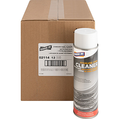 Genuine Joe Stainless Steel Cleaner For Multipurpose - 15 fl oz (0.5 quart) - Luster - Multi Can - 12 / Carton (GJO02114CT)