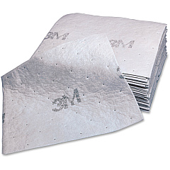 3M Maintenance Sorbent Pads 15.5" Width x 20.5" Length - 100 / Carton - Scrim - White (MPD1520DD) 3M Maintenance Sorbent Pads 15.5" Width x 20.5" Length - 100 / Carton - Scrim - White (MPD1520DD)