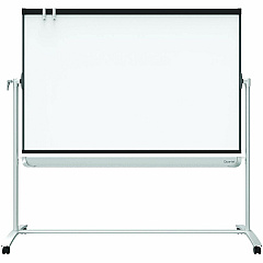 Quartet Magnetic Mobile Presentation Easel 48" (4 ft) Width x 36" (3 ft) Height - White Painted Steel Surface - Graphite Frame - Magnetic - Assembly Required - 1 Each (ECM43P2) Quartet Magnetic Mobile Presentation Easel 48" (4 ft) Width x 36" (3 ft) Height - White Painted Steel Surface - Graphite Frame - Magnetic - Assembly Required - 1 Each (ECM43P2)