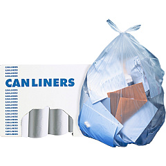 Heritage AccuFit .9mil Clear Can Liners 55 gal/55 lb Capacity - 53" Length x 40" Width x 0.90 mil (23 Micron) Thickness - Clear - Can - 20/Roll - 5 / Carton (H8053TCR01) Heritage AccuFit .9mil Clear Can Liners 55 gal/55 lb Capacity - 53" Length x 40" Width x 0.90 mil (23 Micron) Thickness - Clear - Can - 20/Roll - 5 / Carton (H8053TCR01)