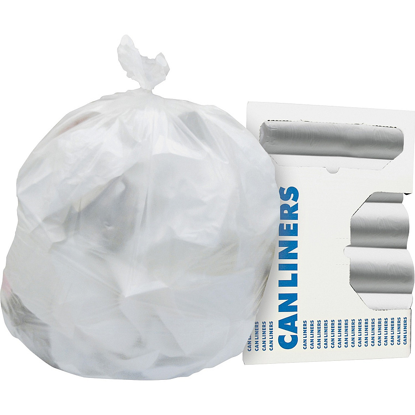 Heritage High Density 16.0 Mic Liners 60 gal Capacity - 60" Length x 38" Width x 0.63 mil (16 Micron) Thickness - High Density - Natural - High-density Polyethylene (HDPE) - Can - 25/Roll - 8 / Carton (Z7660VNR01)