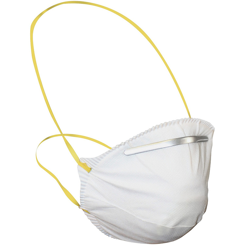 ProGuard Particulate Respirators Mist, Dust, Respiratory, Pollen Protection - White - Comfortable, Adjustable Nose-piece, Disposable - 20 / Box (7312B)