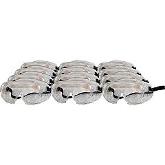 ProGuard Classic 808 Series Safety Goggles Universal - Ultraviolet, Splash, Impact, Chemical Protection - Polyvinyl Chloride (PVC) - Clear - Anti-fog, High Visibility, Adjustable, Elastic Headband, Lightweight, Comfortable - 12 / Box (7321)