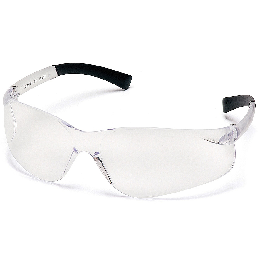 ProGuard Classic 820 Series Safety Eyewear Ultraviolet Protection - Clear - Non-Slip Temple, Frameless, Wraparound Lens, High Visibility, Comfortable, Rubber Tipped Temples, Anti-fog - 1 Each (8010)