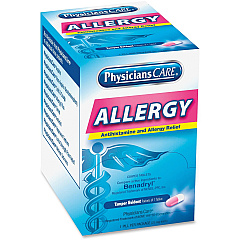 PhysiciansCare Allergy Relief Tablets For Allergy - 1/Packet - 50 / Box (90036) PhysiciansCare Allergy Relief Tablets For Allergy - 1/Packet - 50 / Box (90036)
