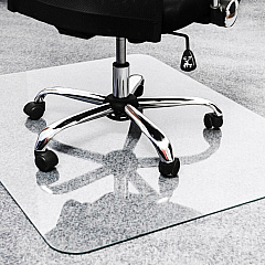 Floortex Heavy-Duty Glass Chair Mat for Hard Floors & Carpets - 40" x 53" Hard Floor, Home, Office, Carpet - 53" Length x 40" Width x 0.200" Depth x 0.200" Thickness - Rectangular - Tempered Glass - Crystal Clear - 1 Each - TAA Compliant (124053EG) Floortex Heavy-Duty Glass Chair Mat for Hard Floors & Carpets - 40" x 53" Hard Floor, Home, Office, Carpet - 53" Length x 40" Width x 0.200" Depth x 0.200" Thickness - Rectangular - Tempered Glass - Crystal Clear - 1 Each - TAA Compliant (124053EG)