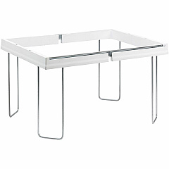 Smead Heavy-Duty Adjustable Hanging Folder Frame Letter - 16" to 24" Long - Steel, Plastic - White - 1 Box (64850) Smead Heavy-Duty Adjustable Hanging Folder Frame Letter - 16" to 24" Long - Steel, Plastic - White - 1 Box (64850)