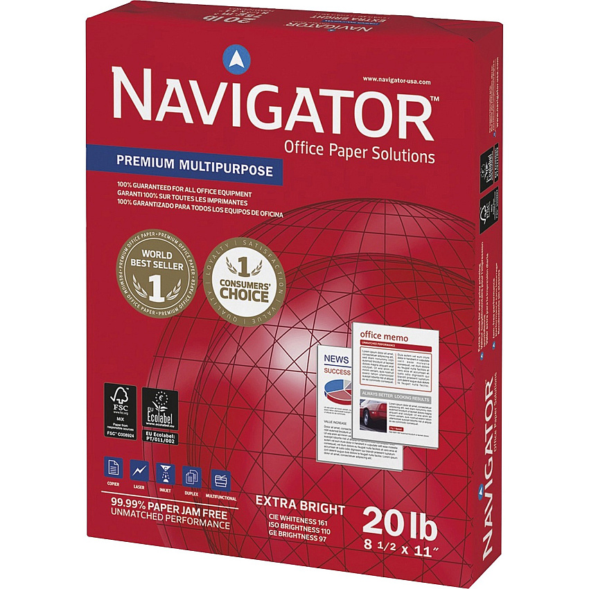 Navigator Laser, Inkjet Print Copy & Multipurpose Paper (NMP1120PL)