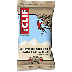 Clif Bar White Chocolate Macadamia Nut Energy Bar Individually Wrapped - White Chocolate, Macadamia Nut - 2.40 oz - 12 / Box (161009) Clif Bar White Chocolate Macadamia Nut Energy Bar Individually Wrapped - White Chocolate, Macadamia Nut - 2.40 oz - 12 / Box (161009)