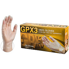 Ammex Vinyl PF Small Gloves Polymer Coating - Small Size - For Right/Left Hand - Clear - Textured, Tear Resistant, Puncture Resistant, Latex-free, Flexible, Comfortable, High Tactile Sensitivity - For Industrial, Painting, Food - 100 / Box (GPX342100) Ammex Vinyl PF Small Gloves Polymer Coating - Small Size - For Right/Left Hand - Clear - Textured, Tear Resistant, Puncture Resistant, Latex-free, Flexible, Comfortable, High Tactile Sensitivity - For Industrial, Painting, Food - 100 / Box (GPX342100)