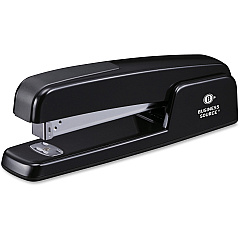 Business Source Die-cast Stapler Staples Upto 20 Sheet - Holds Upto 210 Staple - Full Strip - Top Loading - Black - Die-cast - 1 Each (BSN41877)