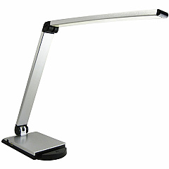Lorell Smart Device Slot/USB Task Light 8 W LED Bulb - USB Charging, Dimmable - Aluminum, Plastic - Desk Mountable - Silver - for Desk, Table, Indoor - 1 Each (LLR13201) Lorell Smart Device Slot/USB Task Light 8 W LED Bulb - USB Charging, Dimmable - Aluminum, Plastic - Desk Mountable - Silver - for Desk, Table, Indoor - 1 Each (LLR13201)