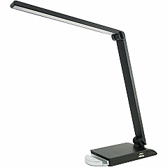 Lorell 8-watt SMD LED Task Light 8 W LED Bulb - USB Charging, Dimmable - Aluminum, Plastic - Desk Mountable - Black - for Desk, Table, Indoor - 1 Each (LLR13202) Lorell 8-watt SMD LED Task Light 8 W LED Bulb - USB Charging, Dimmable - Aluminum, Plastic - Desk Mountable - Black - for Desk, Table, Indoor - 1 Each (LLR13202)