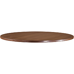 Lorell Essentials Conference Tabletop Round - 1" Thickness x 48" Diameter Table Top, 1" Height x 47.3" Width x 47.3" Depth - Band Edge - Finish: Walnut Laminate - For Meeting, Office - 1 Each (LLR69989) Lorell Essentials Conference Tabletop Round - 1" Thickness x 48" Diameter Table Top, 1" Height x 47.3" Width x 47.3" Depth - Band Edge - Finish: Walnut Laminate - For Meeting, Office - 1 Each (LLR69989)